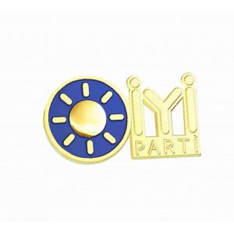 İyi Parti Mineli Döküm Rozeti 